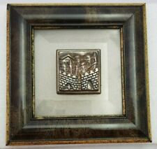 VINTAGE ZADOK ARTS ISRAEL plaque of jerusalem silver 925  SCULPTURE  picture