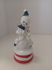 Vintage Sophia Ann Porcelain Clown Figurine Sitting On A Ball Playing A Violin  picture