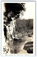 c1940's Bear Creek Near Harrison Arkansas AR RPPC Photo Vintage Postcard picture