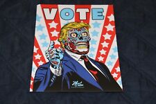 Vote - Mitch O' Connell Artist - THEY LIVE Parody Trump Zombie Bumper Sticker picture