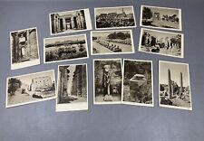 Vintage Old Early 1900s Karnak, Egypt Unposted Postcard Lot Temples Statues picture