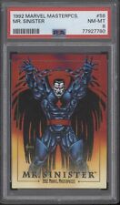 Mr. Sinister 1992 Skybox Marvel Masterpieces #58 PSA 8 picture