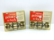 Vintage Sutherlock Heavy Duty Privacy Lock Antique Brass 2630 Lot Of Two NOS picture