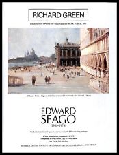 1991 Richard Green Gallery Vintage PRINT AD Edward Seago Midday-Venice Art picture