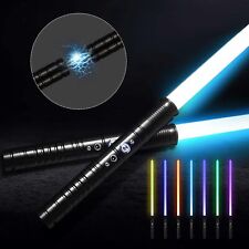 2in1 RGB Star Wars Lightsaber Fx Dueling Force 7 Colors Change Metal Hilt Set picture