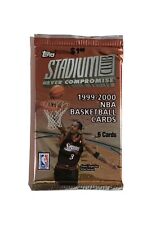 1999-00 Topps STADIUM CLUB Never Compromise NBA Basketball Look CHROME ONYX Pack picture