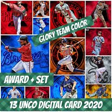 Topps bunt ozzie albies award + set (1+12) glory team color 2020 digital card picture
