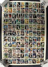 1996 Topps Baseball Uncut Sheet/ Bonds/ Gwynn/ Henderson/ Raines picture