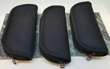 QTY of 3 SAFE AND SOUND Gear Zip-up Knife Case Pouch 7 in Cordura Fleece Lining picture