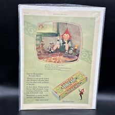 Vintage WRIGLEY'S Double Mint Chewing Gum Paper Print Ad 11”x 14” 1928 picture