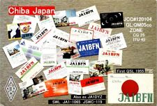 VTG HAM RADIO CQ QSL QSO POSTCARD JA1BFN CHIBA JAPAN 2015 PICTURE OF OP'S CARDS picture