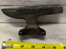 Winchester Rifles Anvil Solid Metal Cast Iron Paper Weight SAME DAY SHIPPING picture