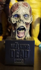 THE WALKING DEAD 2015 AMC Miniature Zombie Bust mini sounds TESTED & WORKING picture