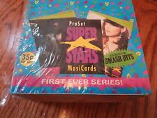1991 Pro Set Music Super Stars Trading Card Sealed Box MusiCards Factory Sealed picture