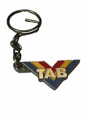 Vintage TAB Keyring Australia Blue Red Yellow picture