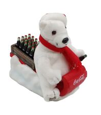 Vintage Coca-Cola Bank Buddy Plush Polar Bear picture