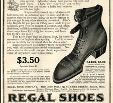1908 Regal Shoes Boot Men Women Footwear Scale Clothing Accessories 8578 picture