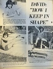 1971 Singer David Cassidy How I Keep In Shape picture