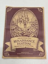 1983 Renaissance Festival of Kansas City Program picture