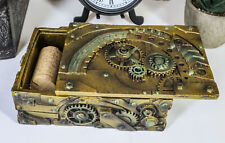 Steampunk Mechanical Gears Clockwork Vintage Design Jewelry Box Figurine 5