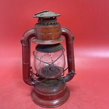 VINTAGE RED BODY DIETZ COMET DECORATIVE LANTERN WITH HANDLE ~ MADE IN USA picture