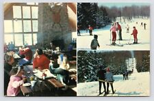 1960s~Clymer New York NY~Peek'n Inn Ski Lodge~Peen'n Peak~Snow~VTG Postcard picture