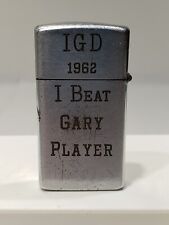 Hilldan Lighter IGD I Beat Gary Player 1962 Comemorative Made In Japan Vintage picture