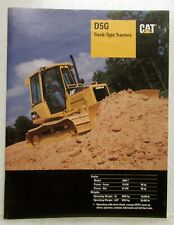 2002 Caterpillar D5G Track Type Tractor Specification Construction Sale Brochure picture