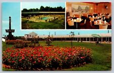 Reste Motel,  Dining Room, Swimming Pool, Emporia, Virginia - Postcard picture