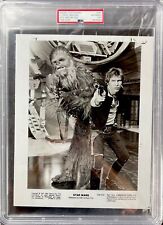 Harrison Ford Peter Mayhew Han Solo Chewbacca 1977 Star Wars PSA Type 1 Photo picture