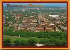 UNIVERSITY OF MINNESOTA Postcard Campus Aerial View / 1987 Minneapolis Cancel picture