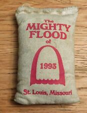 Souvenir sandbag, mighty flood of 1993, St. Louis Missouri picture