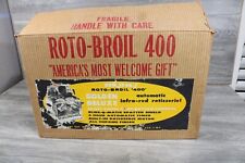 1950's Roto-Broil Royal 400 Rotisseri Open Original Box New picture