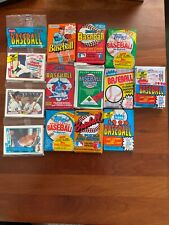GIGANTIC SALE OF 204 OLD UNOPENED BASEBALL CARDS IN PACKS 1990 AND EARLIER picture