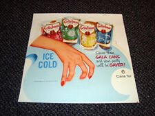 Circa 1950s Gettelman Outdoor Series Cans Pricing Sign, Milwaukee picture