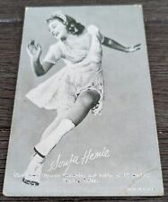 Vintage Sonja Henie Exhibit Arcade Card 1940-60's Era picture