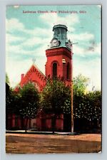 New Philadelphia OH, Lutheran Church, Ohio c1910 Vintage Postcard picture