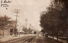 Roseland Ill. Street   RPPC Vintage Postcard picture