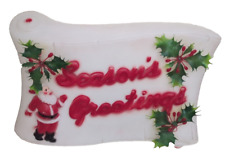 Vintage Santa Seasons Greetings Blow Mold 17” EMPIRE 1976 CHRISTMAS Rare  picture
