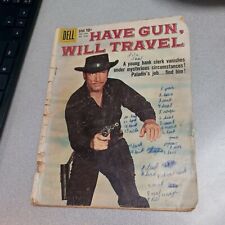 HAVE GUN, WILL TRAVEL  OCT. 1959  RICHARD BOONE Photo Cover  DELL # 1044 western picture