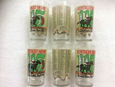Vintage Louisville Kentucky Derby #115, 1989 Highball Tumbler Complete Set of 6 picture