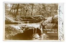 Fleming Falls. Ashland Ohio Real Photo Postcard. RPPC. 1907. Vintage. picture