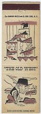 Old West Series Bad Guys Manumark 1962 -63 FS Empty Matchcover picture
