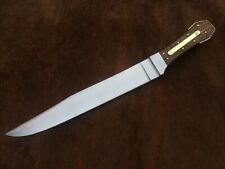 CUSTOM HANDMADE D2 STEEL JAMES BOWIE NO.1 GUARD LESS COFFIN HANDLE BOWIE KNIFE picture