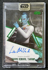 Grand Admiral Thrawn Topps Star Wars Rebels Stellar Signatures Autograph #/20 picture