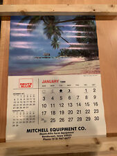VTG 1988 Deutz Allis wall Calendar Promo Mitchell Equipment Bondurant iowa picture
