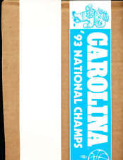 1993 North Carolina National NCAA basketball Champions bumper sticker picture
