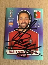 Joao Moutinho, Portugal 🇵🇹 Panini FIFA World Cup 2022  hand signed picture