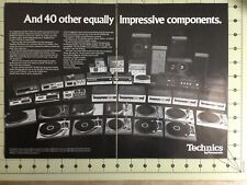 Rare Technics 1976 Stereo Component Lineup SA-5760 3-Page Magazine Advertisement picture
