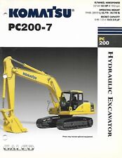 Equipment Brochure - Komatsu - PC200-7 - Hydraulic Excavator - 2003 (E8164) picture